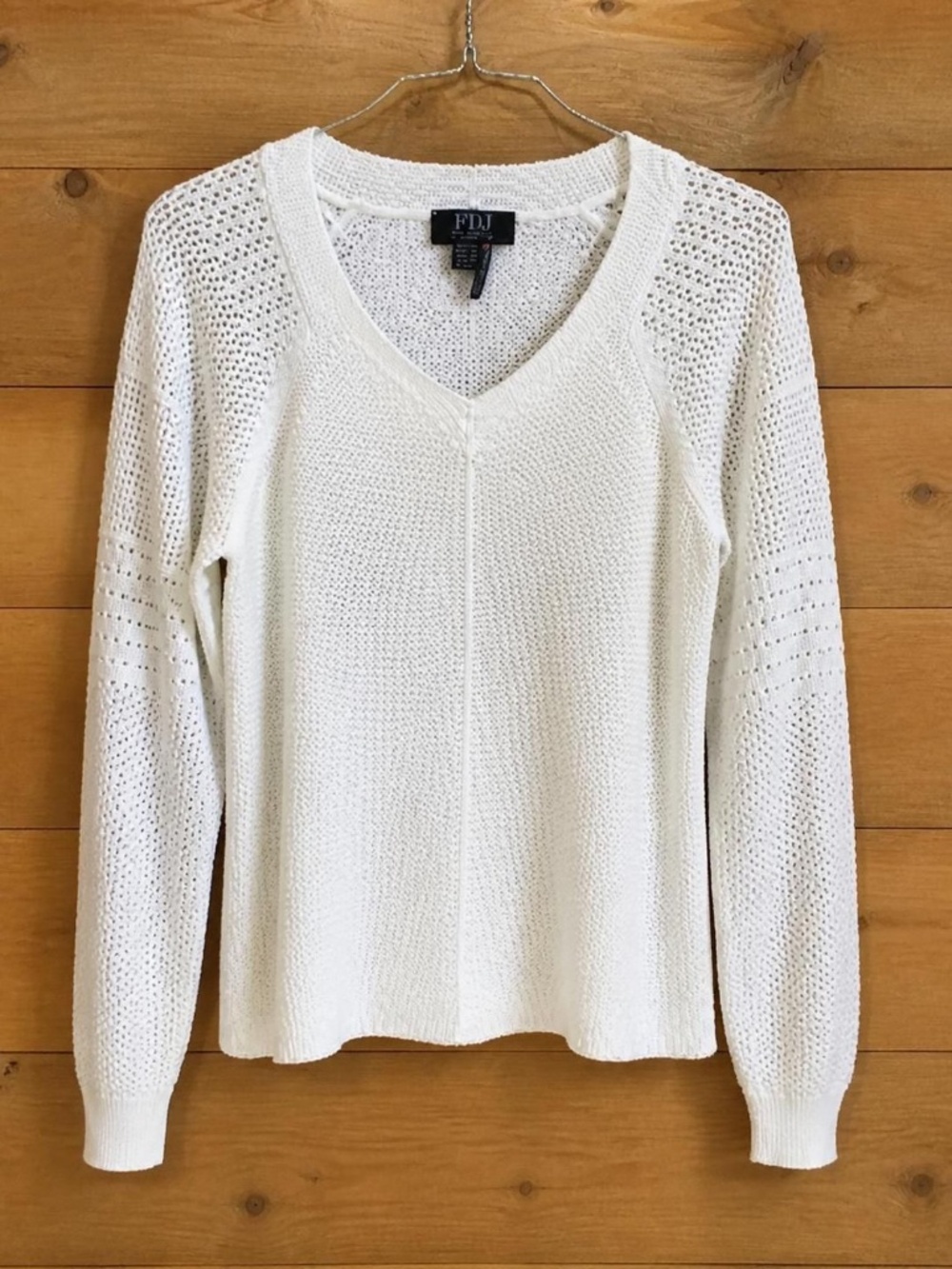 FDJ/French Dressing Jeans Long Sleeve V-Neck Sweater - Small